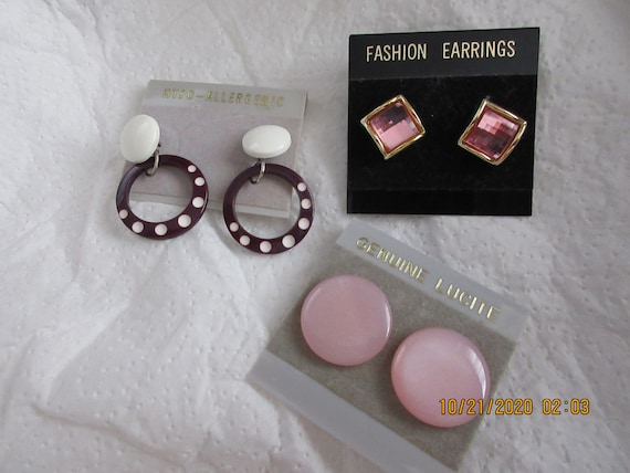 Earrings, Pierced - costume jewelry