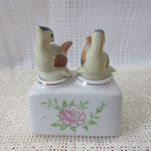 Pheasant Nodder Salt and Pepper Shakers - vintage, collectible, birds