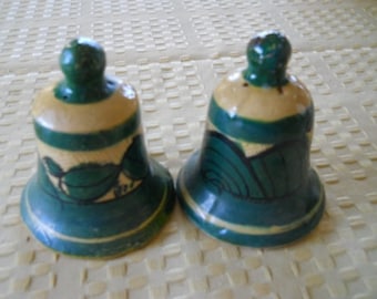 Bell Salt and Pepper Shakers - Vintage, Collectible