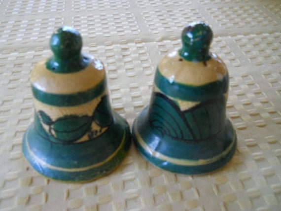 Bell Salt and Pepper Shakers - Vintage, Collectible