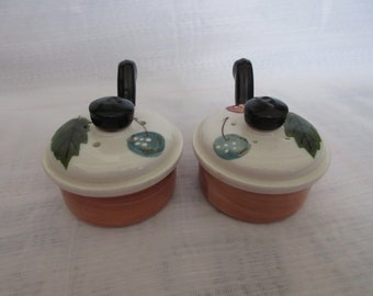 Cooking Pans Salt and Pepper Shakers - vintage, collectible, cooking