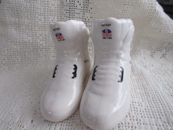 Hot Shot Sneakers  Salt and Pepper Shakers by Ron Gordon - vintage, collectible, sports