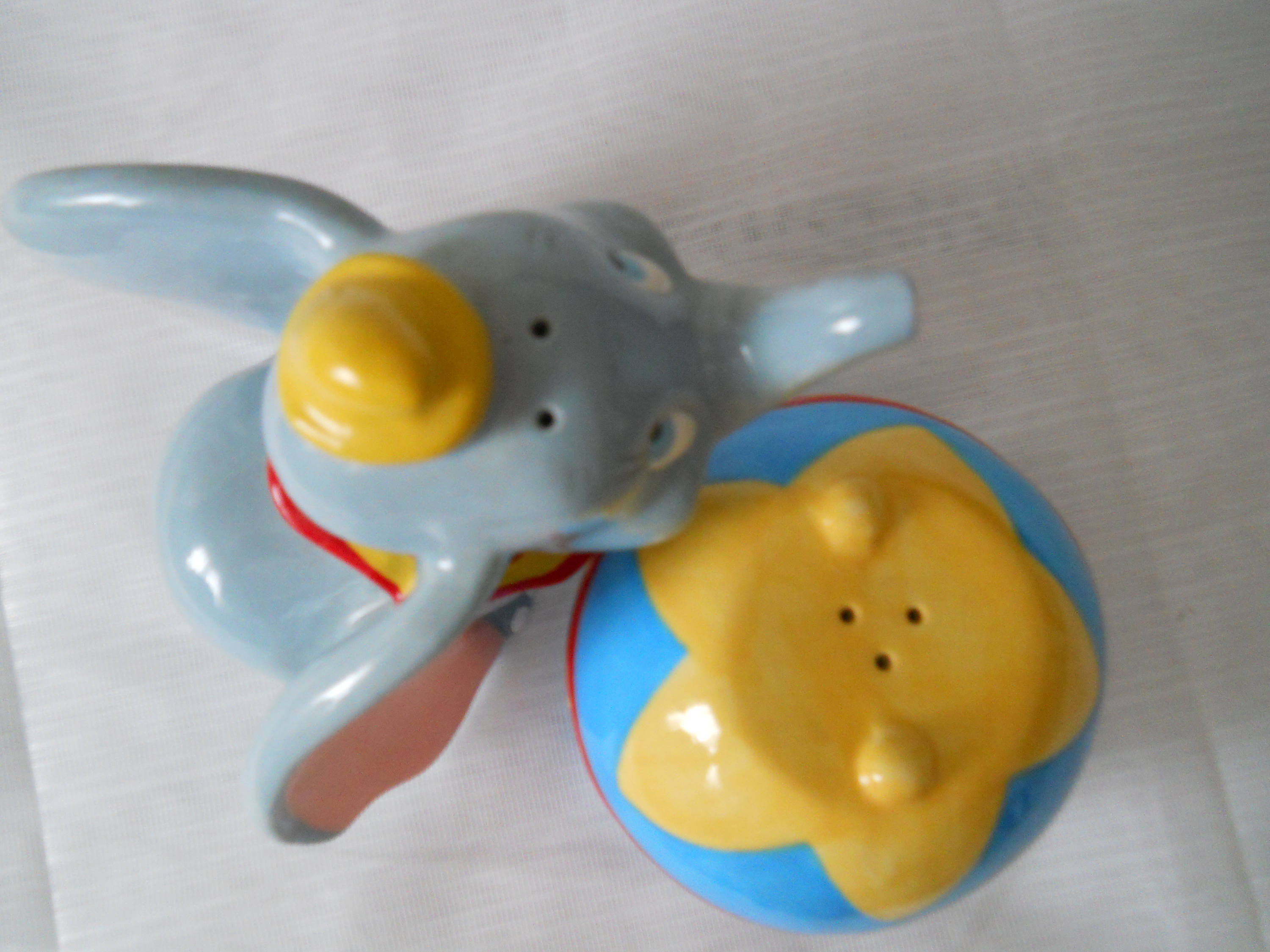 Dumbo Salt and Pepper Shakers vintage, collectible, Disney