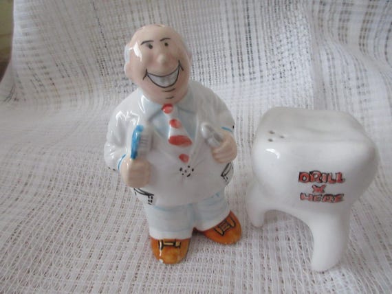 Dentist and Tooth Salt and Pepper Shakers - OCI