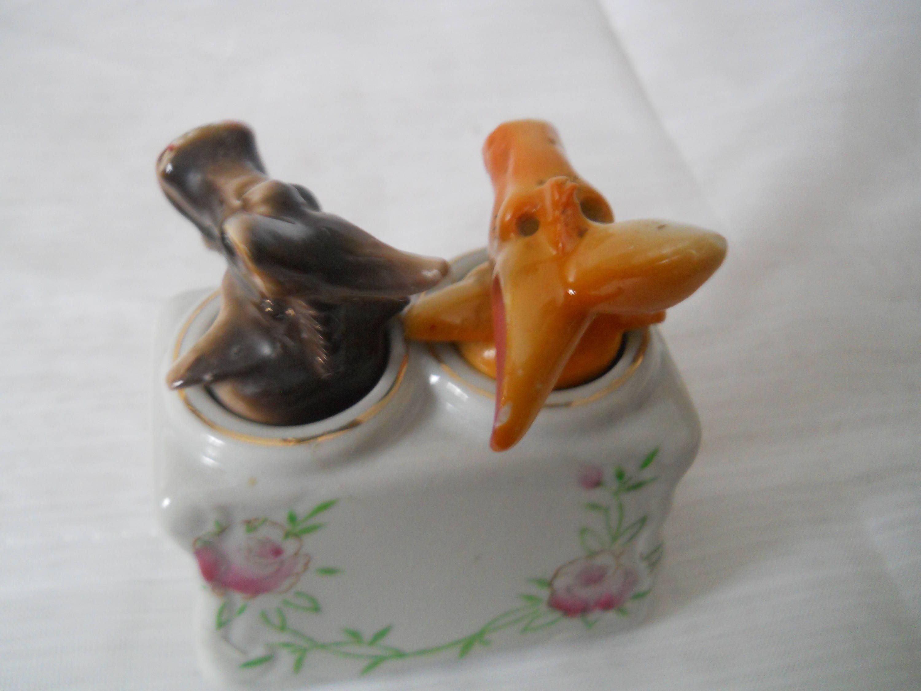 Nodding Donkey Salt and Pepper Shakers vintage, collectible, nodders