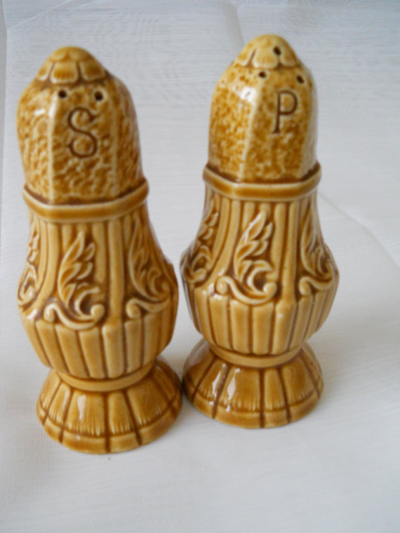 Ornamental Salt and Pepper Shakers - Vintage, Collectible, Japan