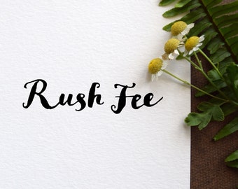 Add-on: Rush fee for custom portraits