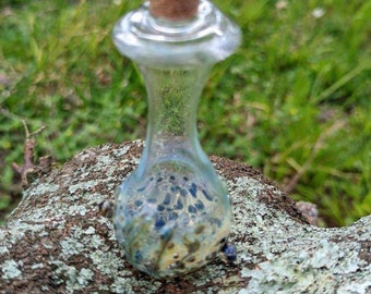 Hand Blown Glass Jar Potion Jar