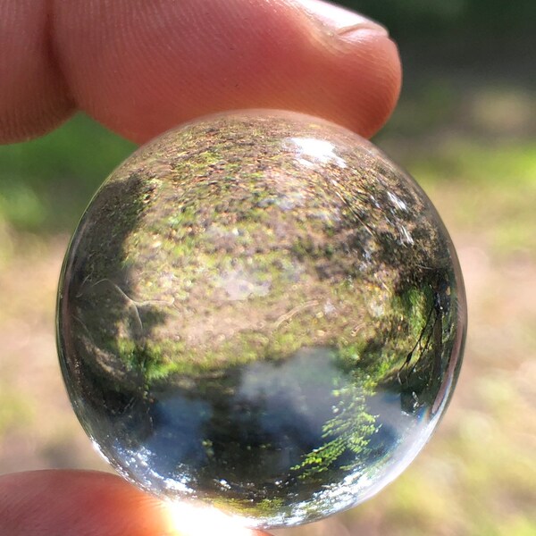 Clear Boro Glass Marble