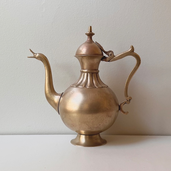 Brass Teapot Etsy