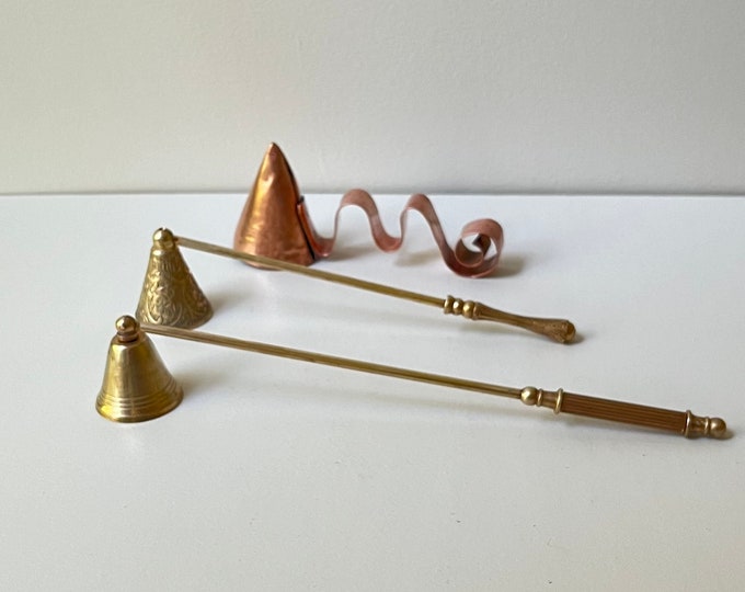 Candle Snuffer, Your Choice / Vintage Candle Accessory / Candle Tool / Mantle Decor / Bell