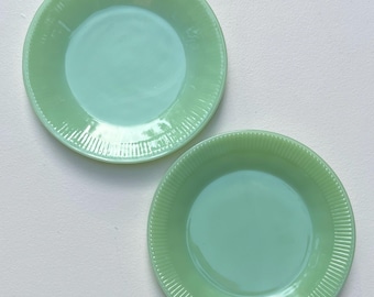 Your Choice Vintage 9" Fire King Jadeite Jane Ray Dinner Plate, Branded or Unmarked