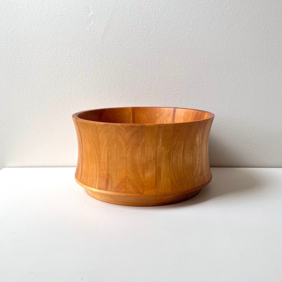 Large Wooden Serving Bowl 10 Cups. John Mcleod Designs Etsy