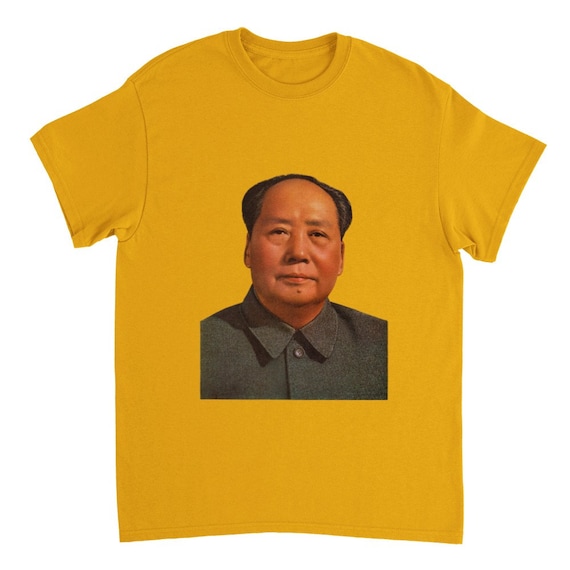 Chairman Mao -- Heavyweight Unisex Crewneck T-shirt - Etsy