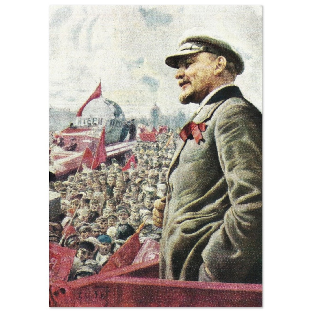 Lenin on a Tribune 1 May, 1920 -- Premium Matte Paper Poster - Etsy