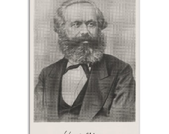 Karl Marx Portrait -- Premium Matte Paper Poster