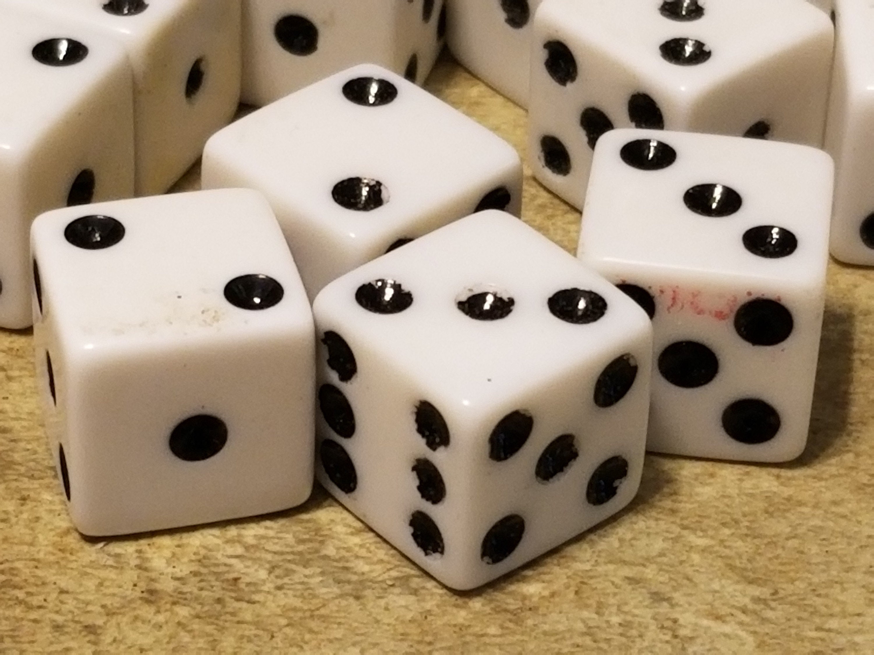 Dice set of 12 Game Supplies Crafting Supplies Mixed Etsy