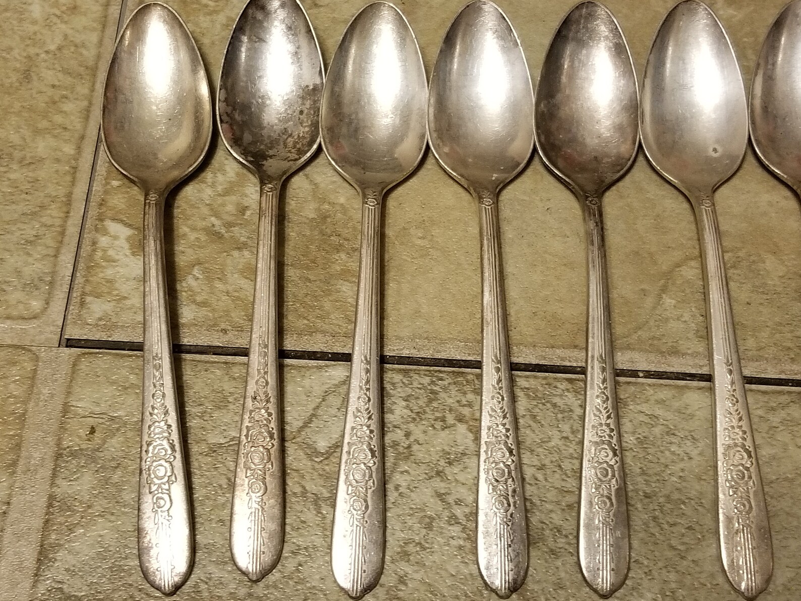 Nobility Plate Silverware Set Royal Rose 20 Pcs Item Etsy