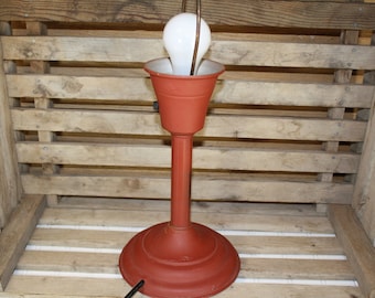 Table Lamp - Industrial - Red -  Metal - Desk Lamp - Lighting -Retro
