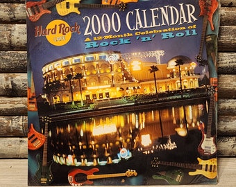 Hard Rock Cafe 2000 Calendar - item #5564-15