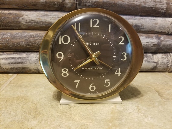 Vintage Westclox Big Ben Metal Alarm Clock Wind Up Vintage Westclox Big Ben Metal Alarm, How To Set Up Westclox Alarm Clock