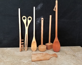 Wooden Kitchen Utensils - Kitchen Gadgets - Kitchen Drawer - item #3564