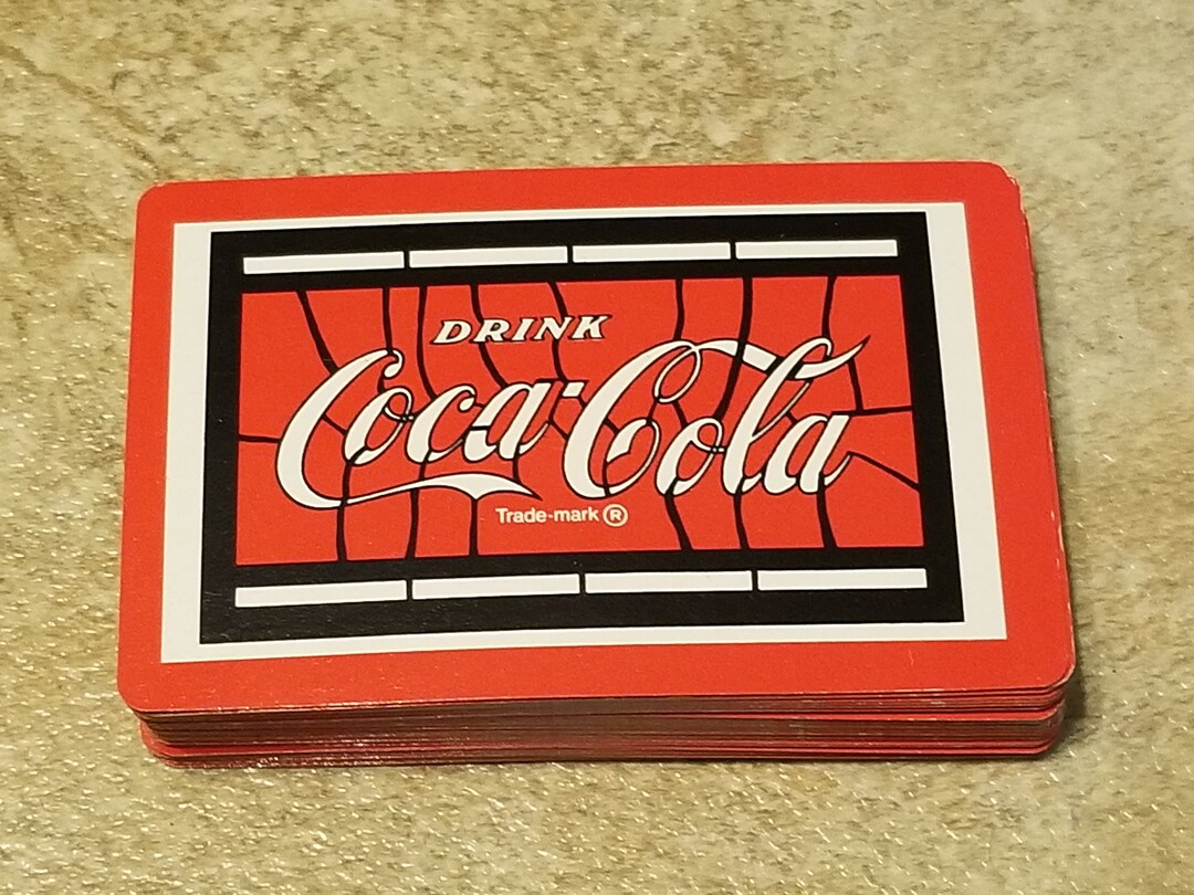 Cocacola Playing Cards Nostalgia Playing Cards Item 510312 Etsy