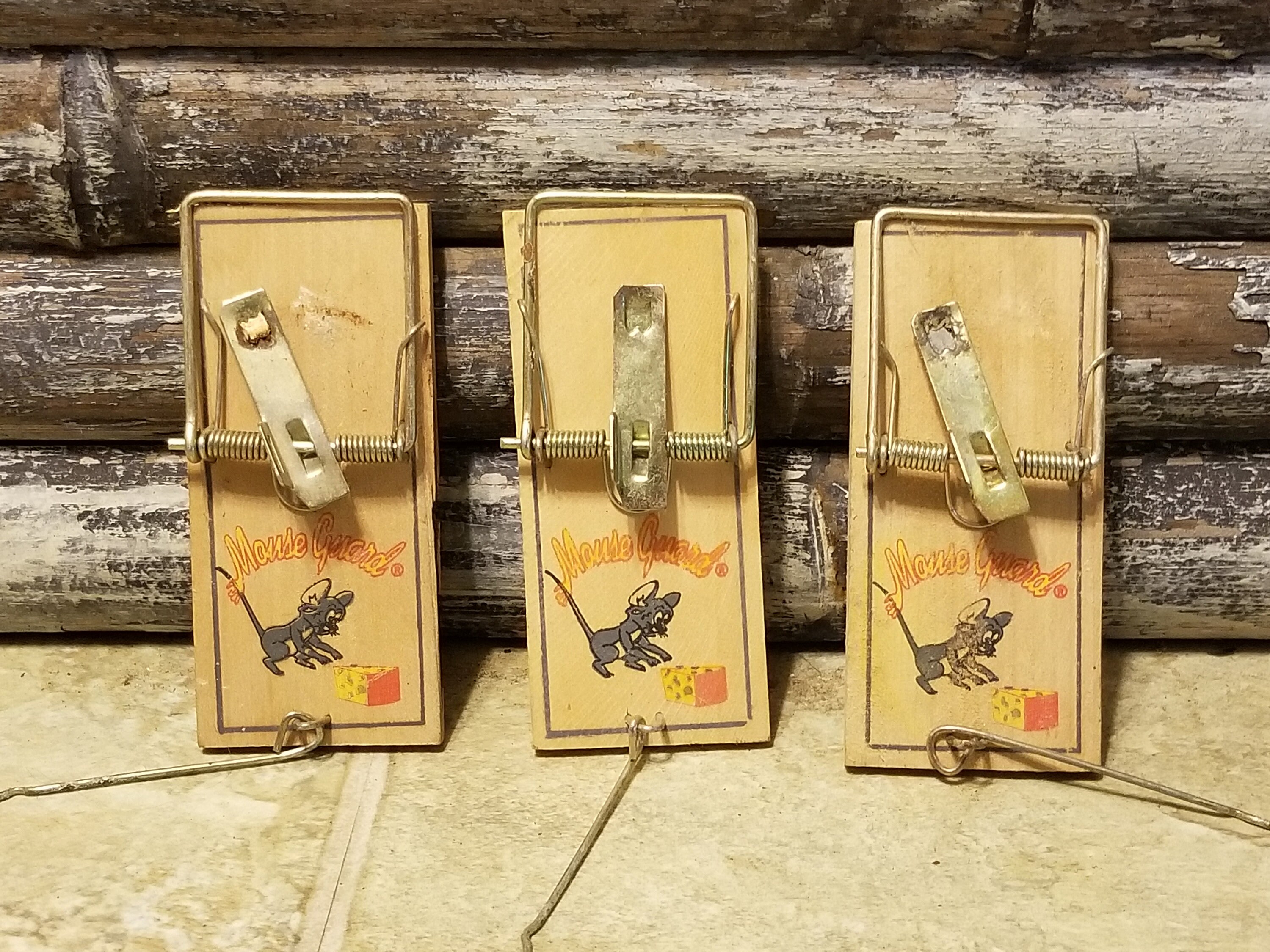 Vintage New Old Stock D-con Mouse Traps Snap Action Made in USA