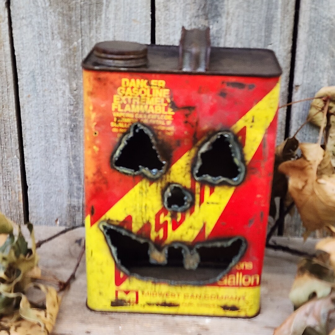 Halloween Gas Can Gas-o-lantern Fall Decor Gas Can - Etsy