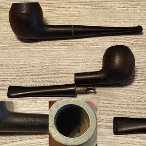 Your Choice Vintage Smoking Pipe Imported Briar Mello Root Honey Dew Golden Leaf Thermofilter Swiss Dry Brewster Pipe #6