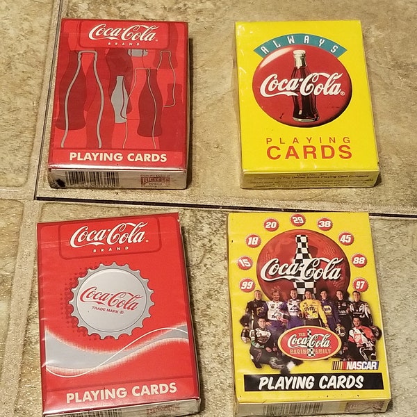 Your Choice - Coca-Cola Playing Cards - Sealed Decks - item #5103