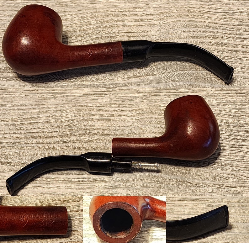 Your Choice Vintage Smoking Pipe Imported Briar Mello Root Honey Dew Golden Leaf Thermofilter Swiss Dry Brewster Pipe #3