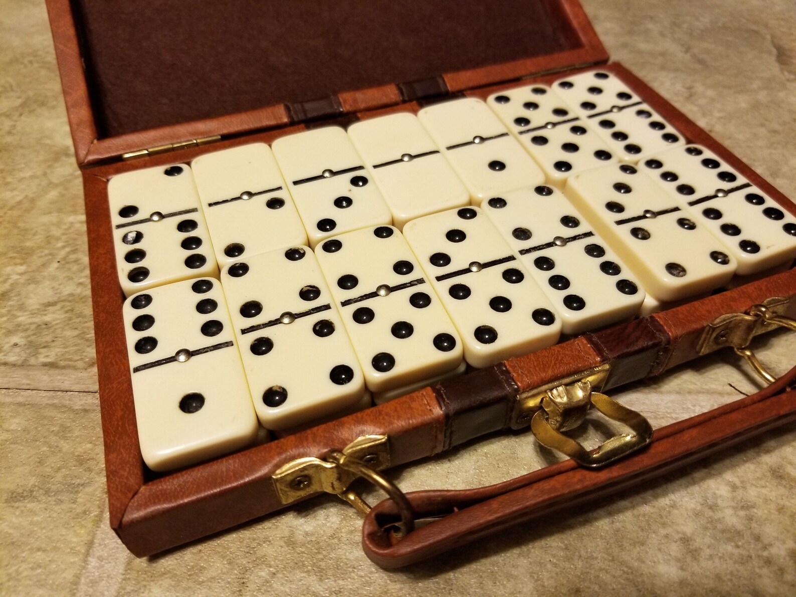 Acrylic Spinner Dominoes With Case Item 3688 Etsy