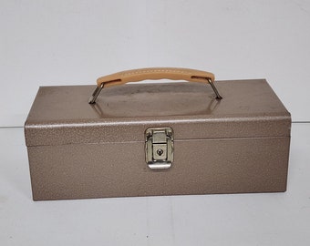 Vintage Metal Storage Box - item #5657