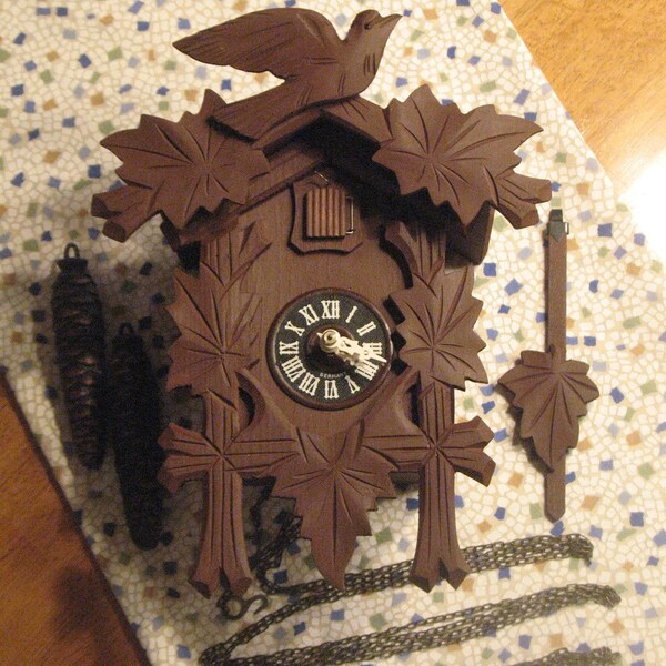 1962 Black Forest Cuckoo Clock-GERMANY