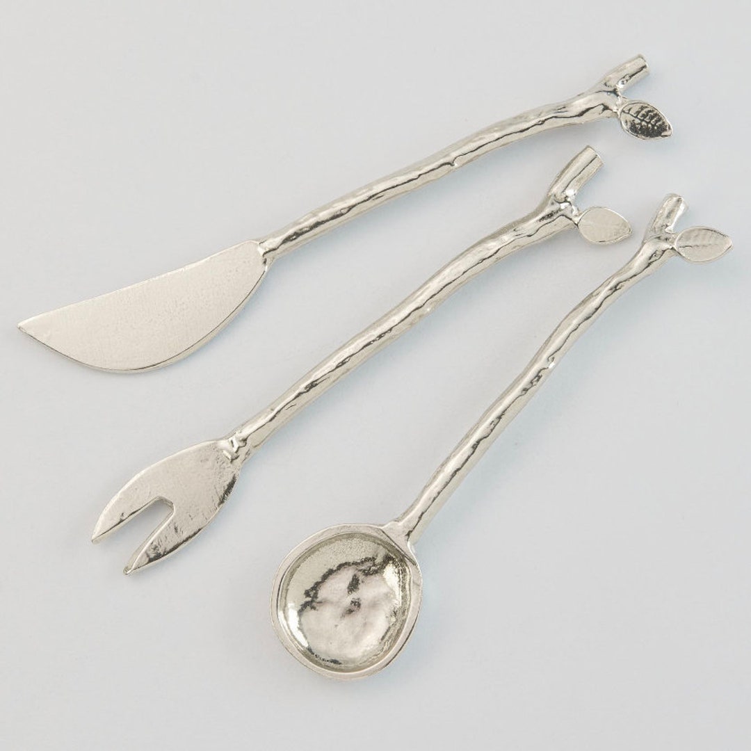 Condiment Utensils, Appetizer Utensils, Pewter Utensils, Housewarming