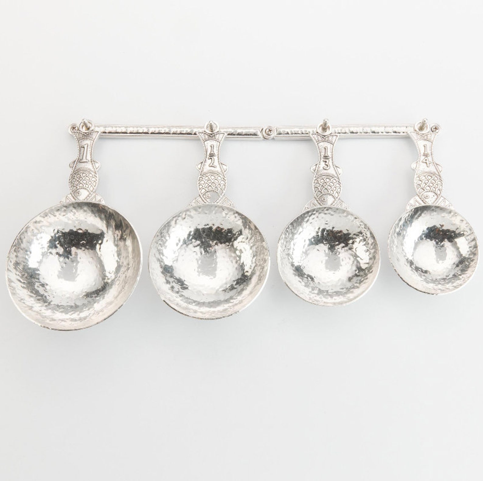 Pewter Fish Measuring Cups Measuring Cups Set Fish Cups Etsy