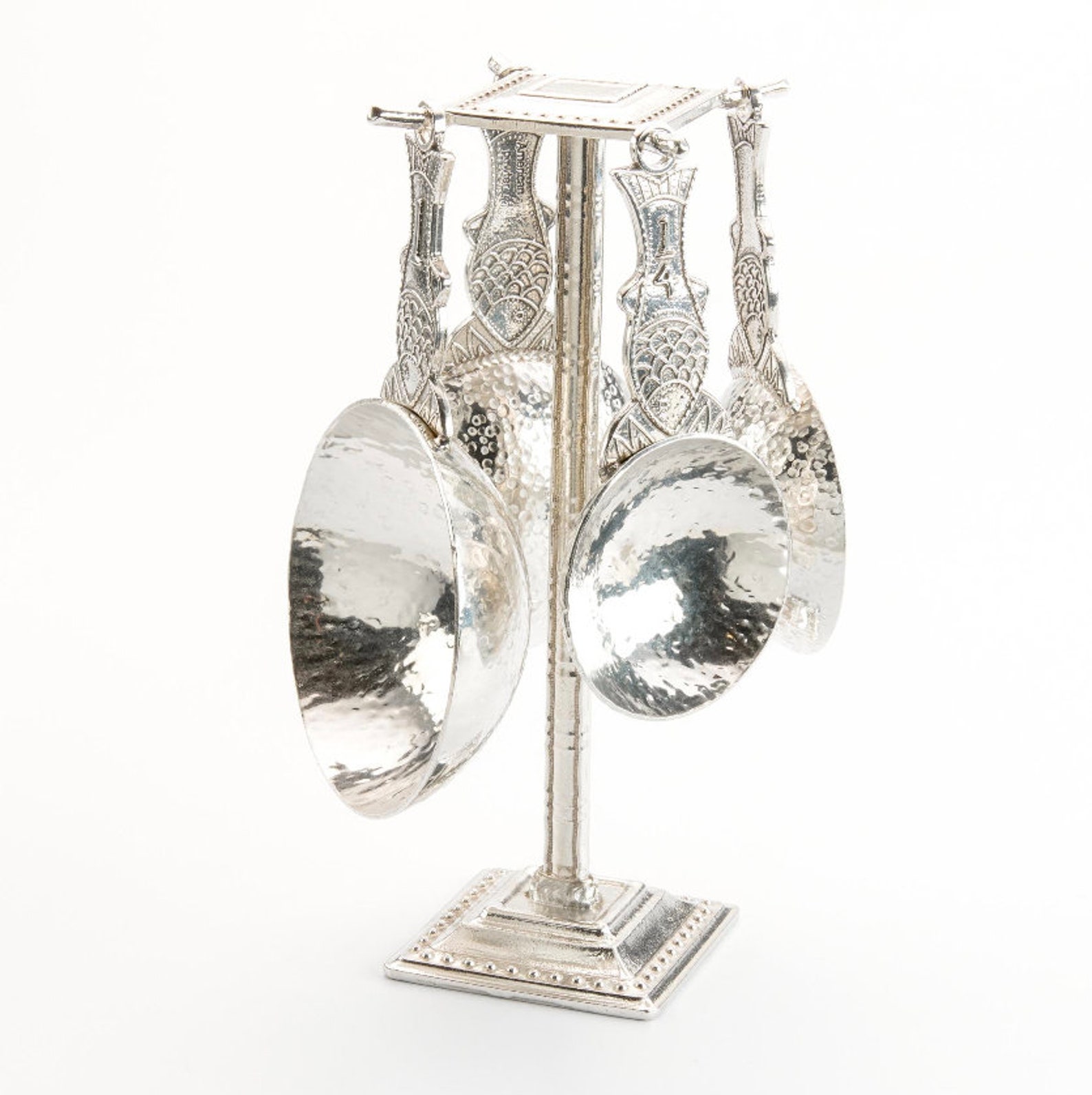 Pewter Fish Measuring Cups Measuring Cups Set Fish Cups Etsy