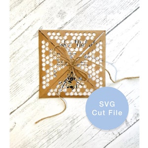 SVG Cut File Beehive Wedding Invitation