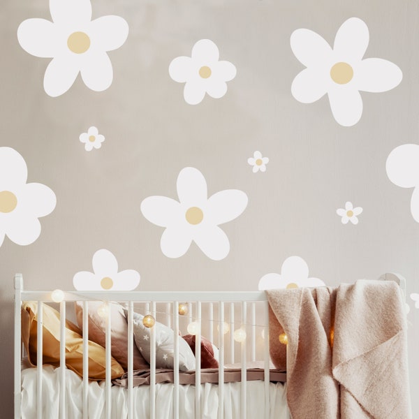 Daisy Wall Decals Etsy