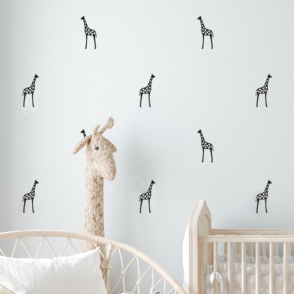 Giraffe Wall Decals Etsy Canada