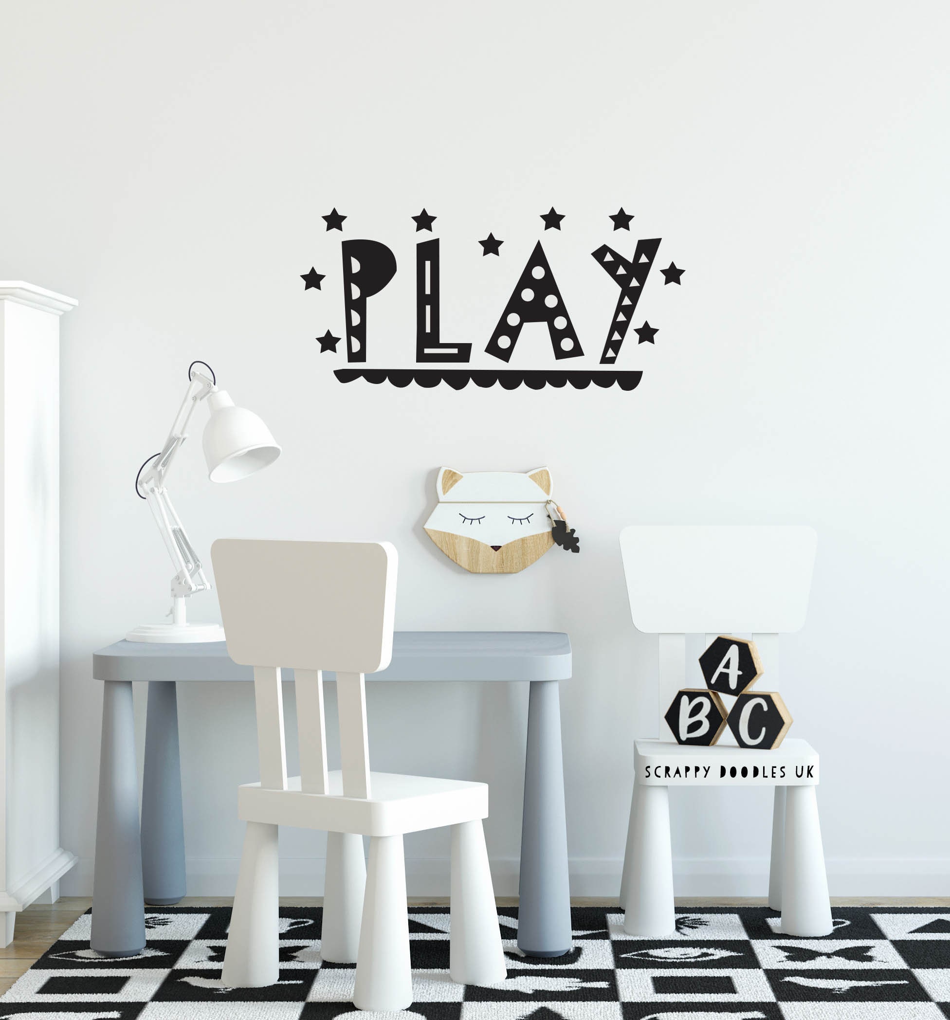 Play Room Wall Decal Stickers Kids Nursery or Bedroom Decals Etsy 日本