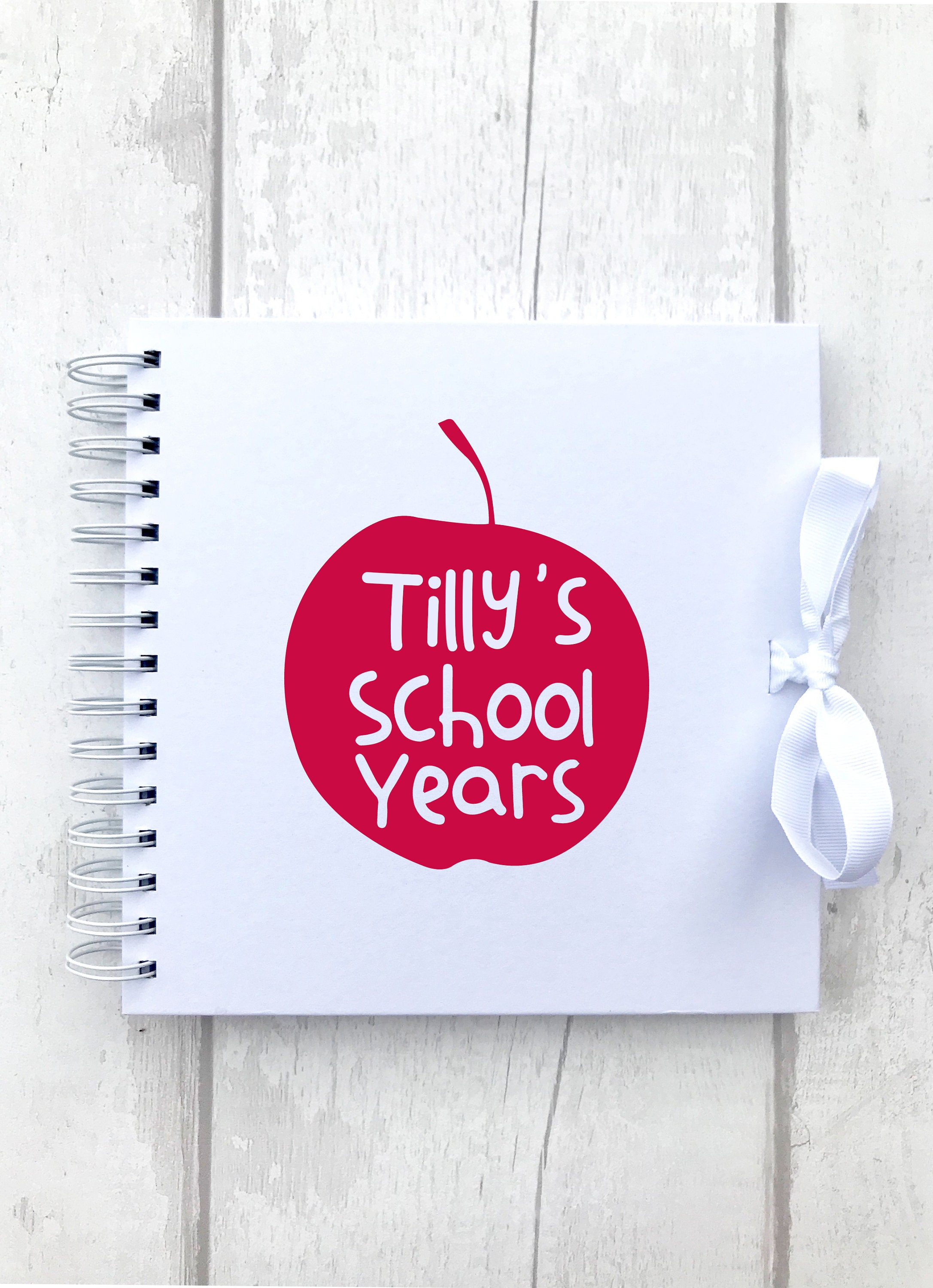 Personalised School Years Memory Book / Kids Scrapbook Journal Etsy UK