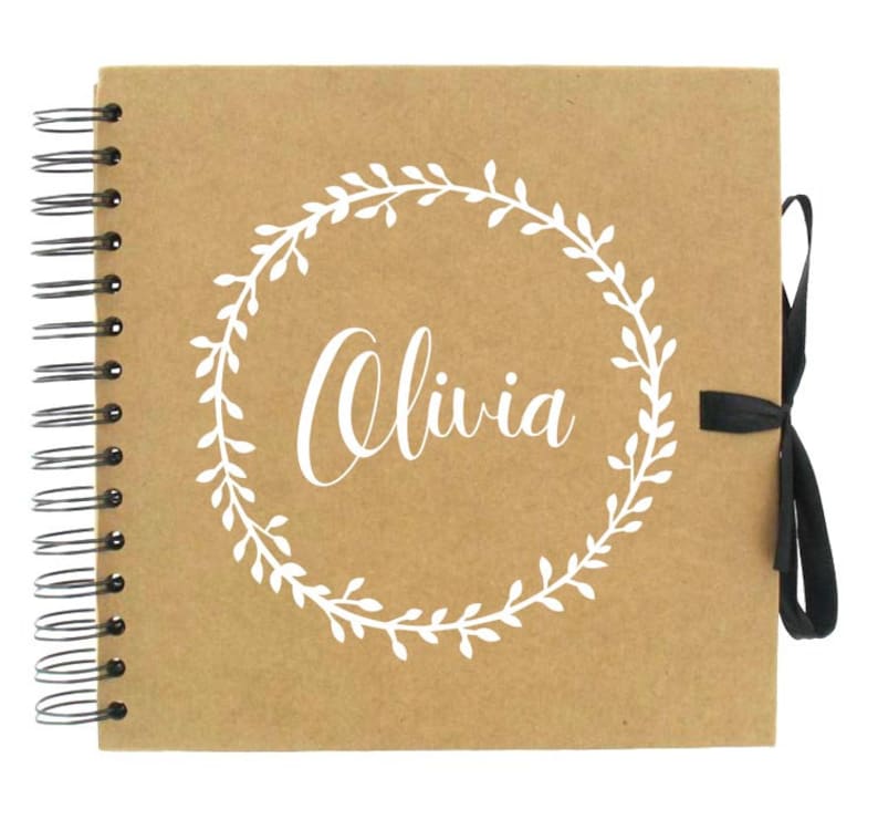 Personalised Name scrapbook / custom message photo album / Etsy