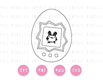 Tamagotchi Clipart | Digital Download | Commercial use