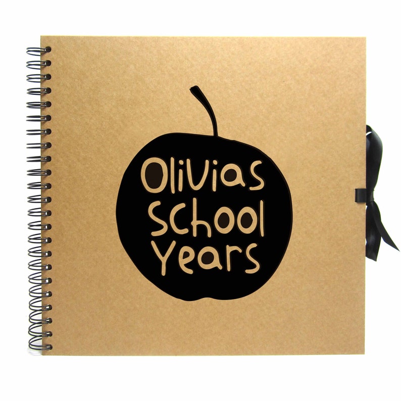 Personalised School Years Memory Book / Kids Scrapbook Journal Etsy