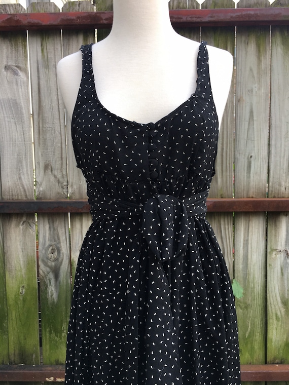 Black & white prairie dress