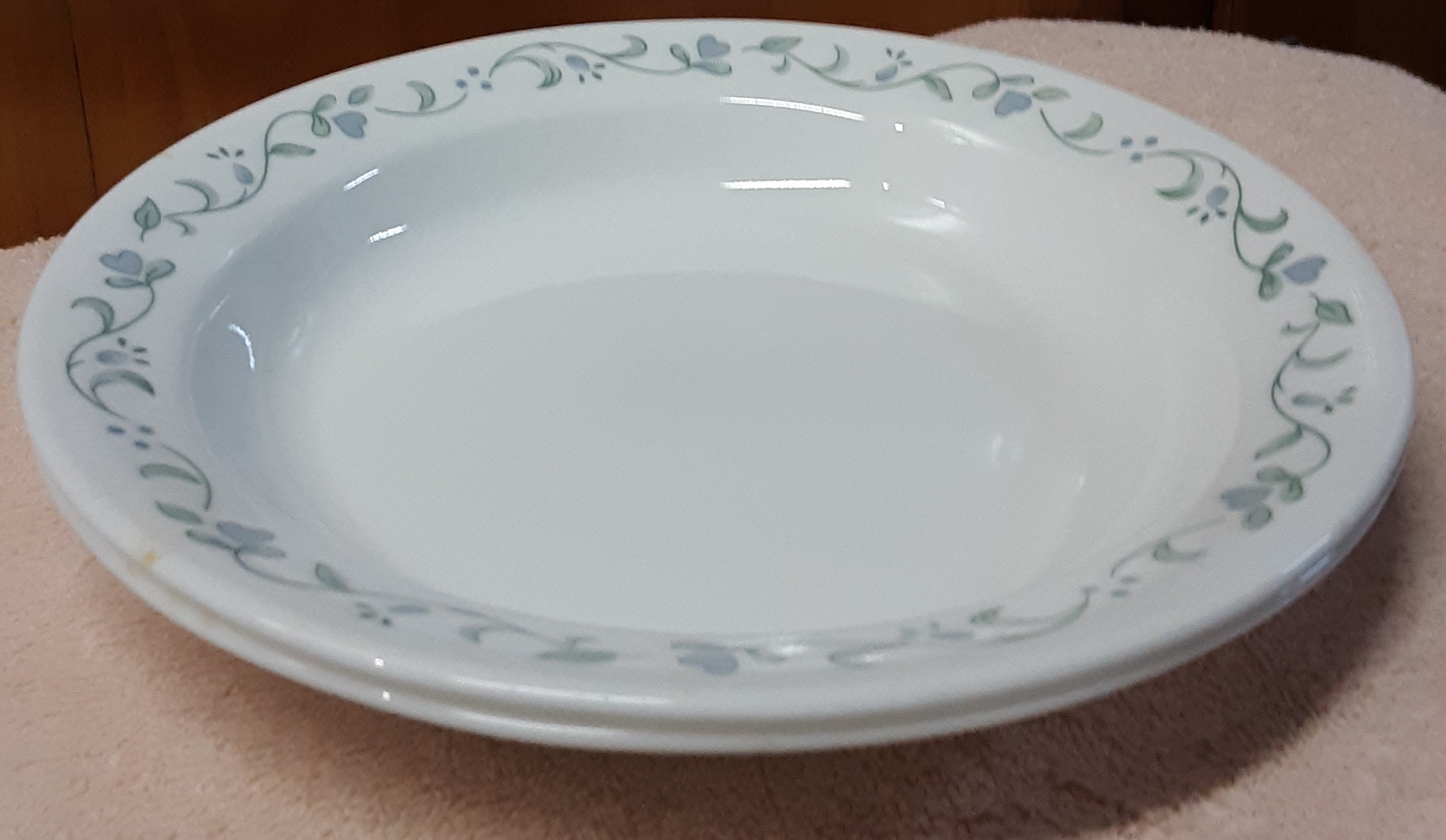 Corelle Country Cottage Rimmed Soup Bowls 15 Ozs. 8 Etsy