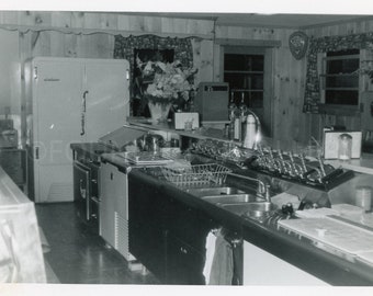 Behind the Counter View of an Ice Cream Shop or Luncheonette, Vintage Photo