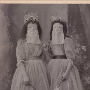 Vintage Sisters Photo: Organza Gowns, Masks, Wands (Digital Download)